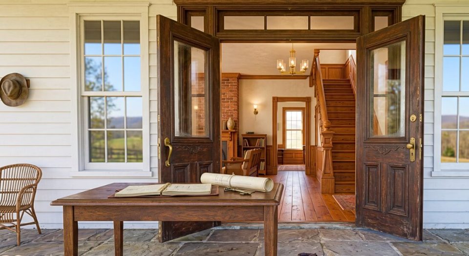 Restored historic New River Valley home showcasing preserved architectural details and thoughtful modern updates.