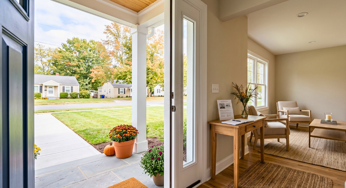 Welcoming New River Valley home prepared for a September open house